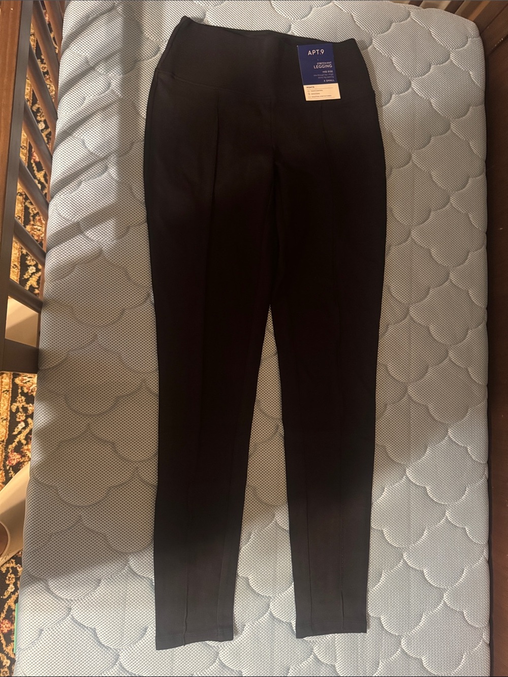 Apt. 9 Black Slim Ponte Knit Pants
